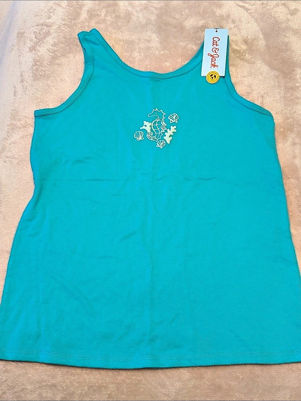 Cat & Jack Girls Tank Top in Blue Size XL (14) NWT